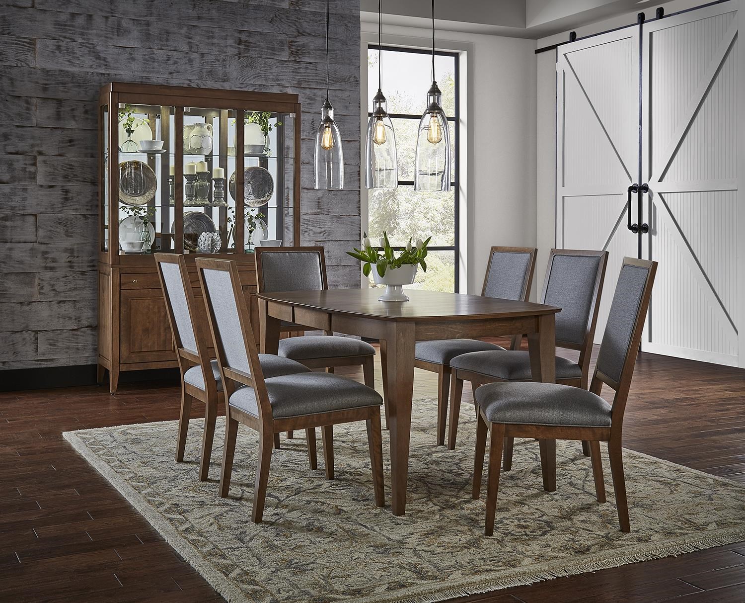 Canadel Pecan Washed 515117826 Upholstered Dining Chair Belfort
